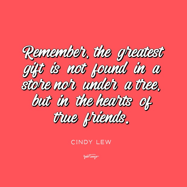 Cindy Lew long distance friendship quotes 