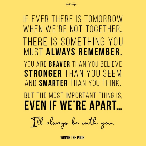Winnie the Pooh long distance friendship quotes