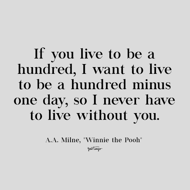 aa milne cute love quote