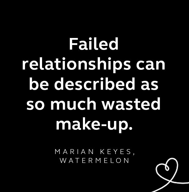 Marian Keyes breakup quote