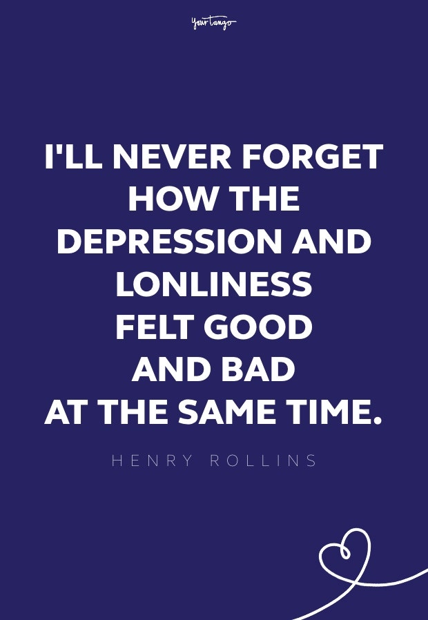 henry rollins depression quote