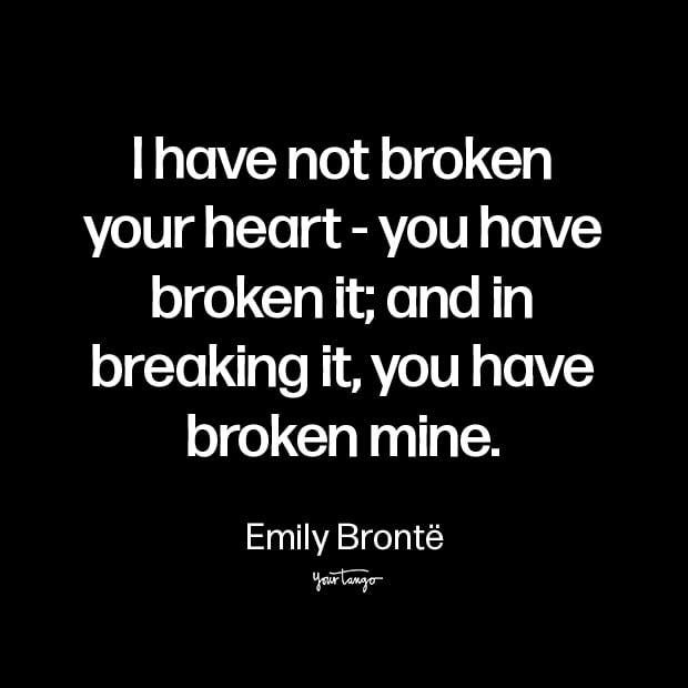 emily bronte i cant do this anymore quotes