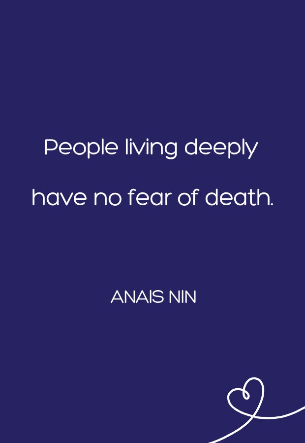 Anais Nin Fear Quote