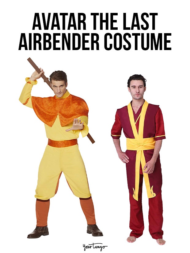gay couple halloween costumes Aang and Zuko