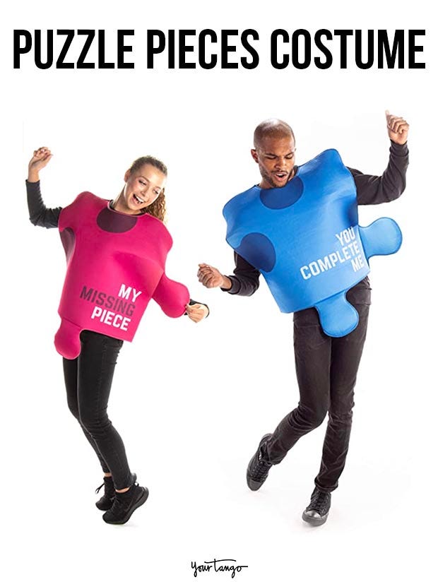 gay couple halloween costumes puzzle pieces