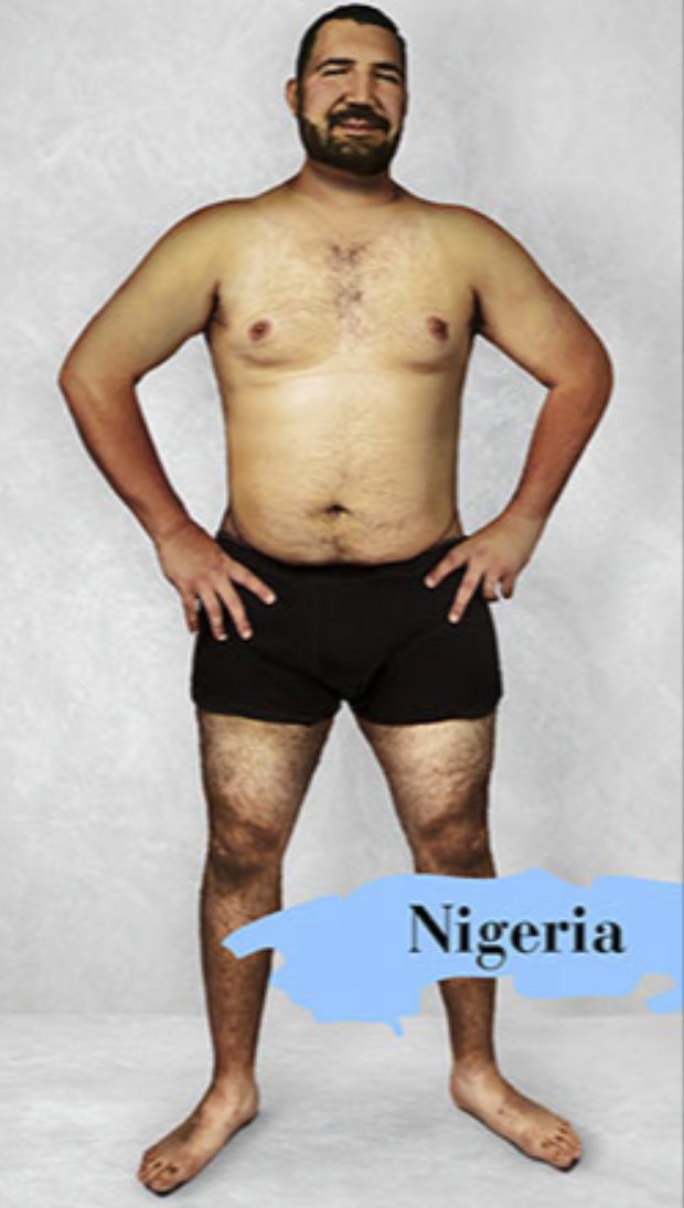 ideal male body type in Nigeria