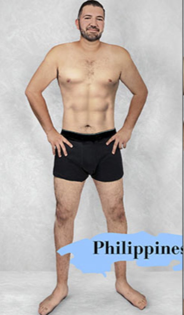 ideal male body type in Philippines