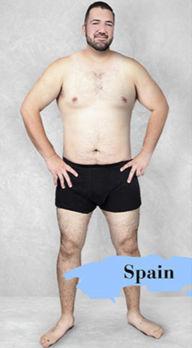 ideal male body type in Spain