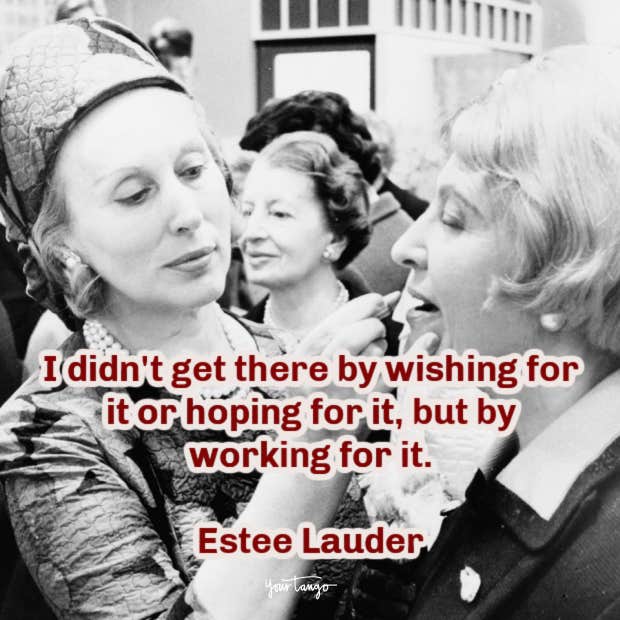 international women&#039;s day quotes estee lauder