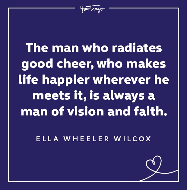 Ella Wheeler Wilcox keep your chin up quotes