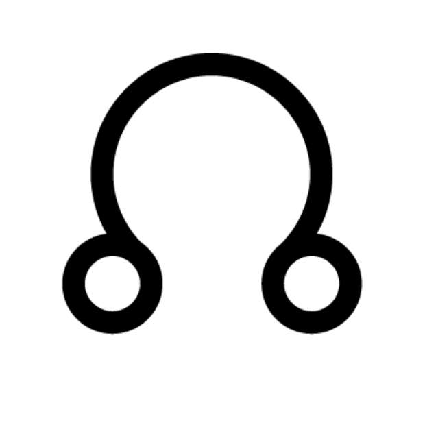 north node astrology symbol