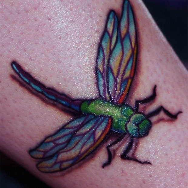 small tattoos with big meaning dragonfly