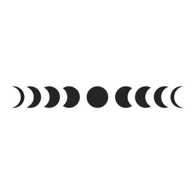 small tattoos with big meaning moon phases