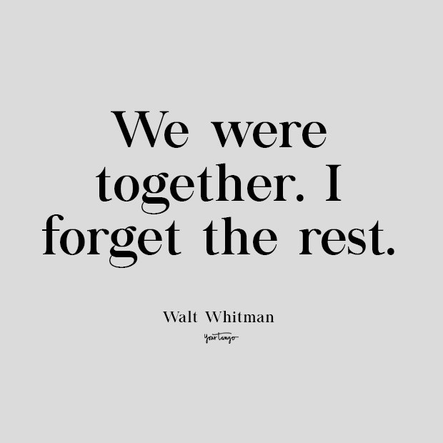 walt whitman cute love quote