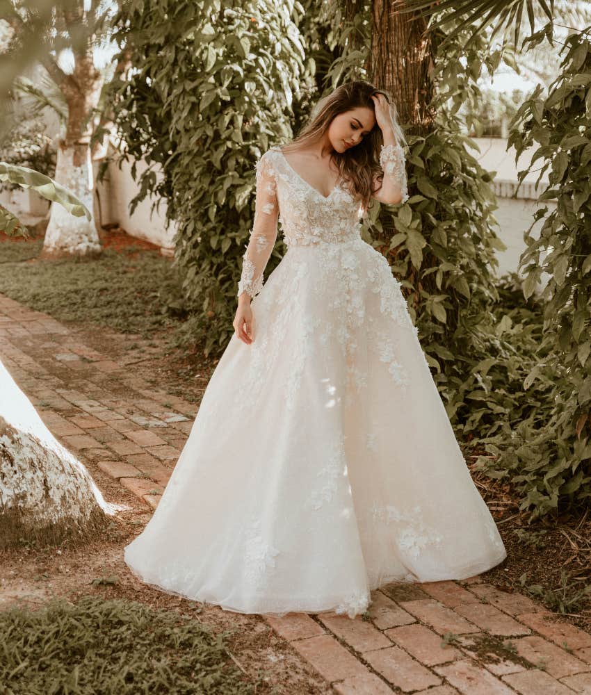 Bride Who Designed Her Own Modest Wedding Dress Says There’s Nothing Uglier Than An Immodest Bride
