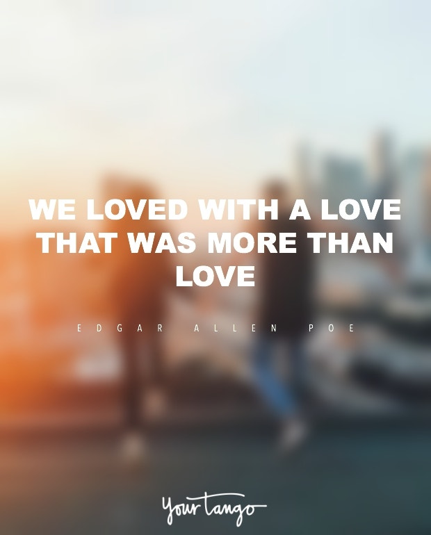 Edgar Allan Poe romantic love quote