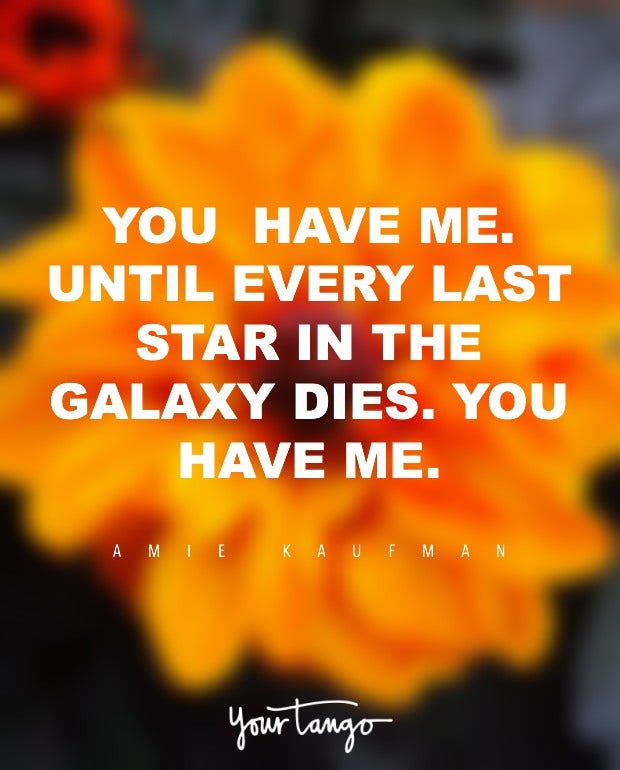 Amie Kaufman i love you quote