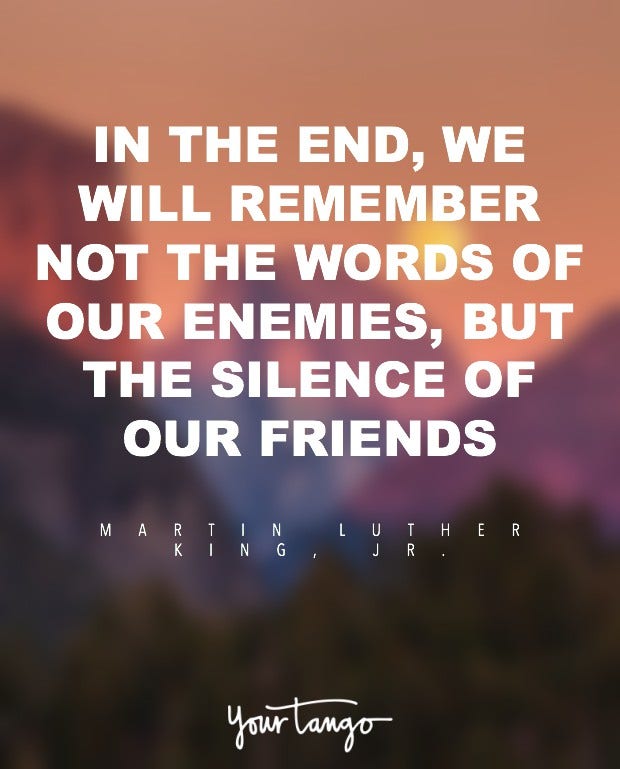 Martin Luther King Jr. friendship quotes for best friends