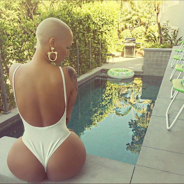 amber rose sexy booty