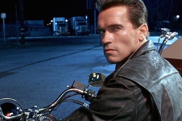 Arnold Schwarzenegger from Terminator 2