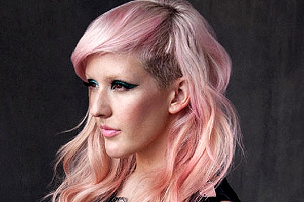 ellie goulding pink hair
