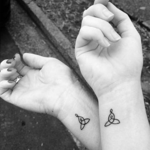 celtic knot mother daughter tattoos