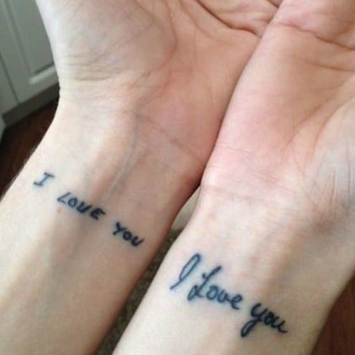 i love you mother daughter tattoos