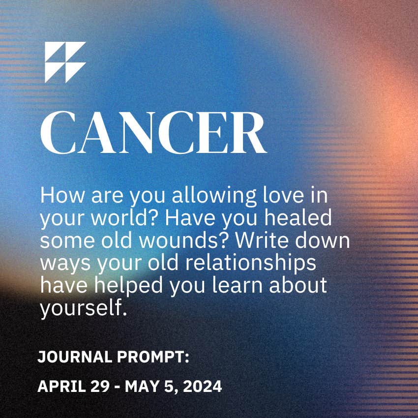 cancer journal prompt april 29 - may 5, 2024
