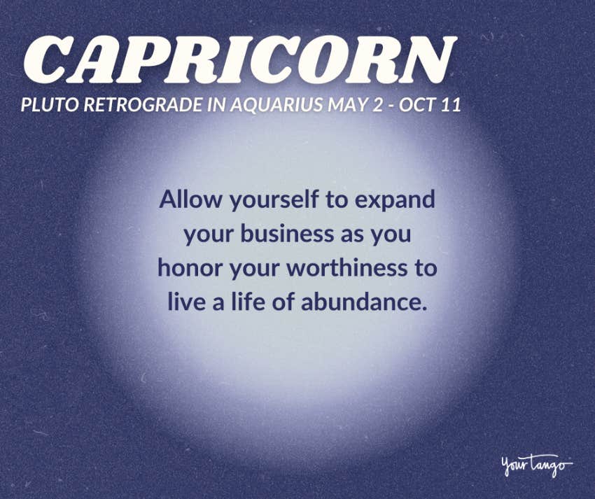 capricorn pluto retrograde in aquarius horoscope