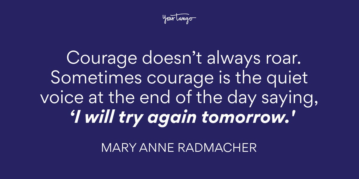 Mary Anne Radmacher Anxiety Quote