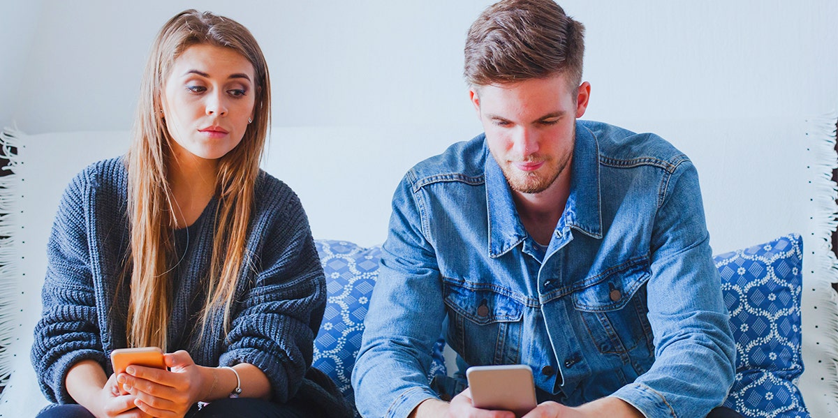 boyfriend and girlfriend having tension