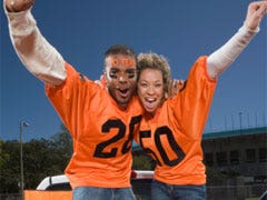 Fantasy Football May Save Your Marriage couple into football