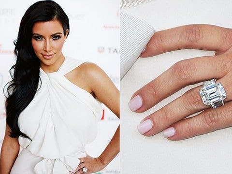 Kim Kardashian's ring