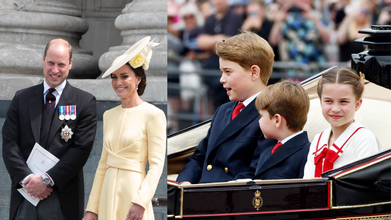 William and Kate and their 3 children