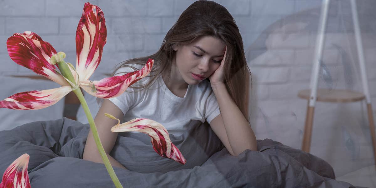 7 Weird Things Totally Messing With Your Libido Woman sad in bed