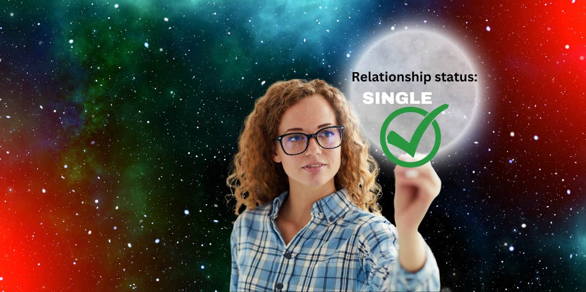 woman choosing to be single