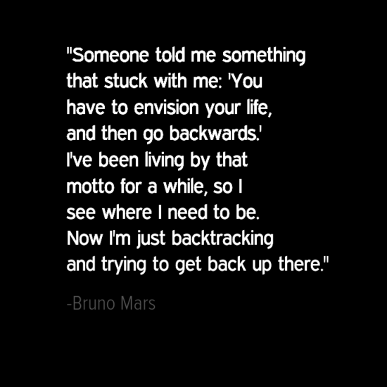Bruno Mars inspirational quotes