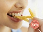 Dating Disaster: "I'll Pay For Your Drink, But Not Your Fries" woman eating french fries