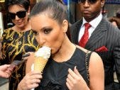 Kim Kardashian ice cream