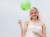bride green balloon