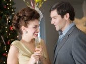 Love & Beauty: How To Dress For Your Guy's Office Holiday Party holiday party boyfriend girlfriend couple