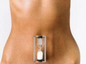 Real Women, Real Backup Plans bare female stomach with hourglass