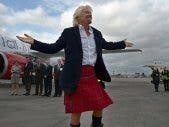 Richard Branson in a kilt