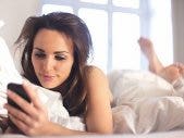 woman texting