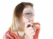 Stalking woman