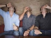 Getting Over A Breakup...Guy Style Three men drinking shots