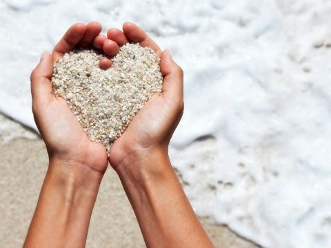 sand heart 