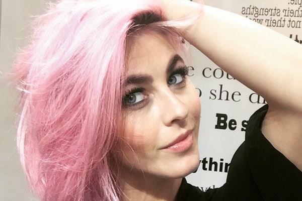 julianne hough pink hair
