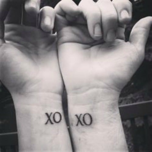 xoxo love mother daughter tattoos