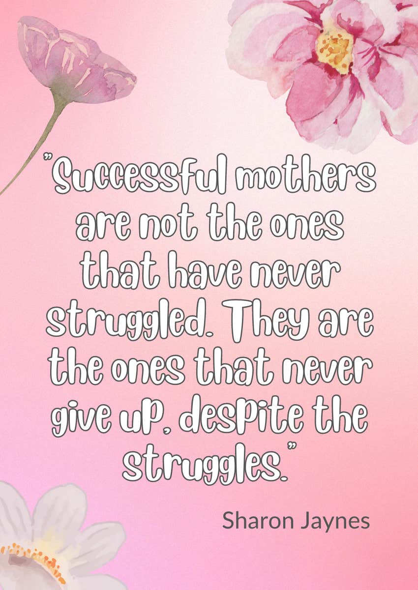 sentimental mother's day quote daughters sharon jaynes